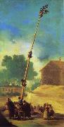 Francisco Jose de Goya The Greasy Pole (La Cucana) oil painting